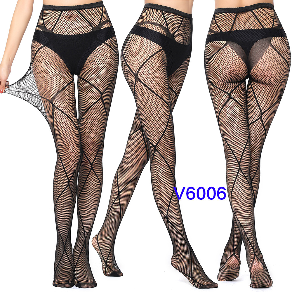 Factory Sales Mesh Stockings Sexy Stockings Bottoming Pantyhose Fishnet Eyes Jacquard Mesh Stockings Independent Packaging