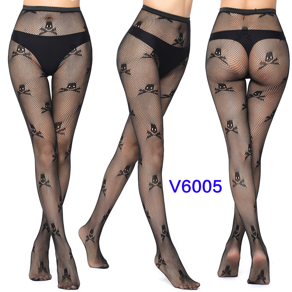Factory Sales Mesh Stockings Sexy Stockings Bottoming Pantyhose Fishnet Eyes Jacquard Mesh Stockings Independent Packaging