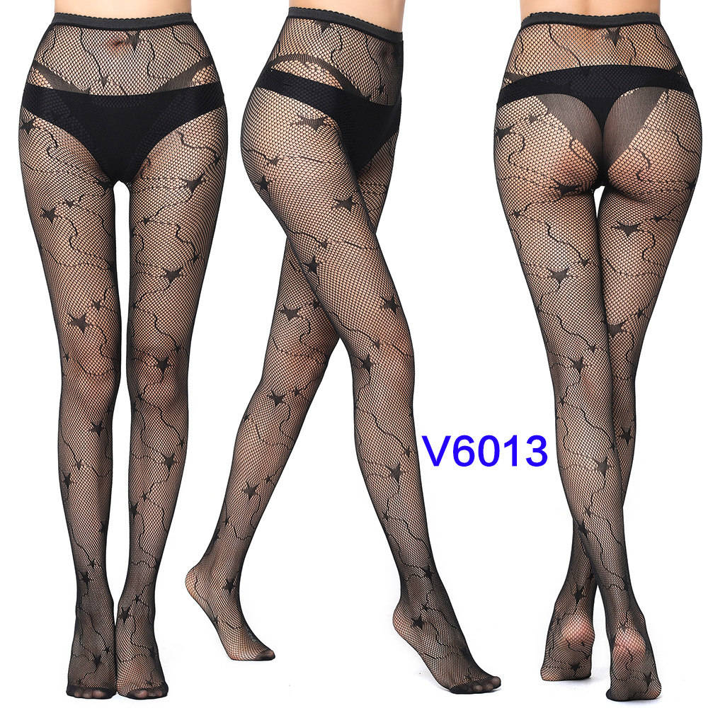 Factory Sales Mesh Stockings Sexy Stockings Bottoming Pantyhose Fishnet Eyes Jacquard Mesh Stockings Independent Packaging