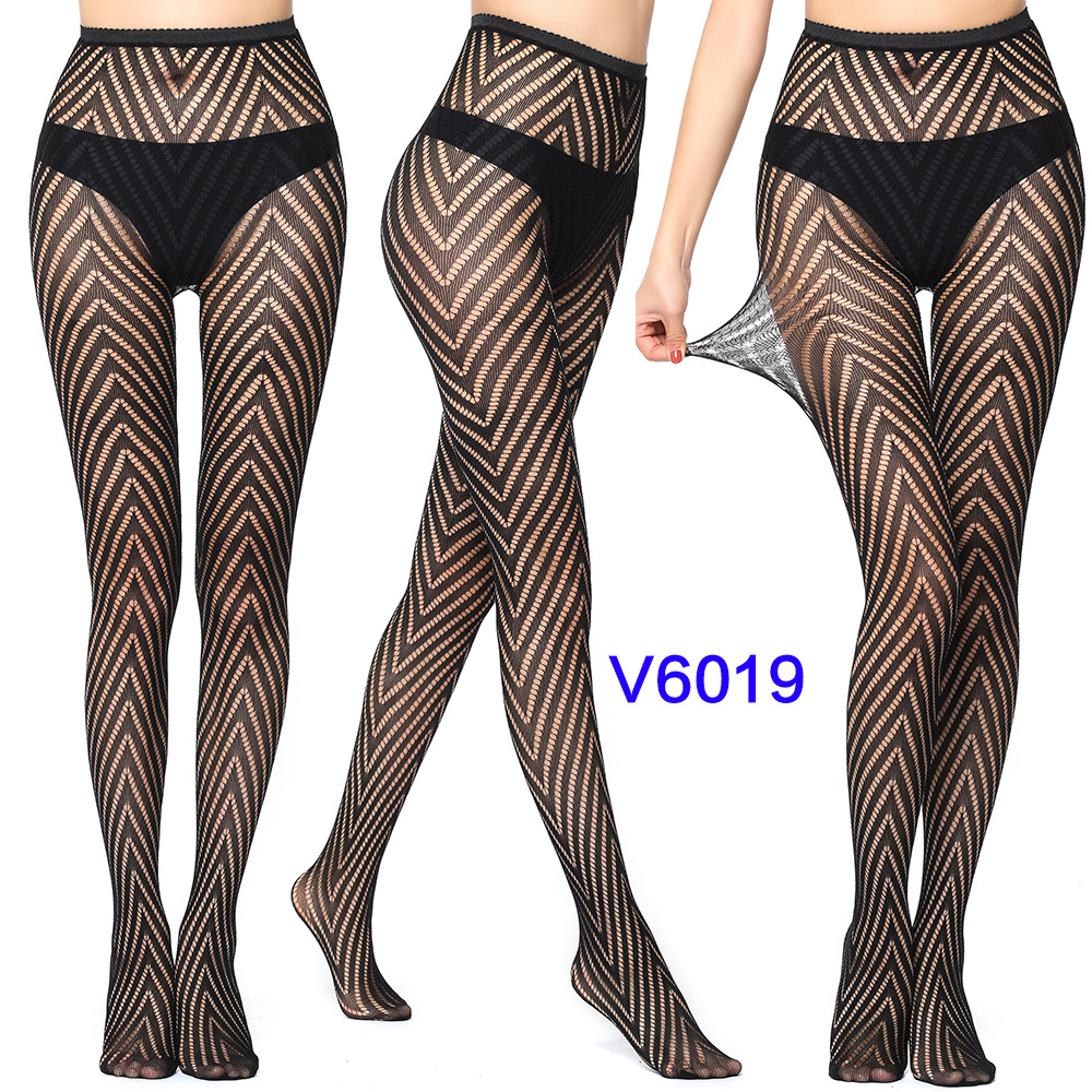 Factory Sales Mesh Stockings Sexy Stockings Bottoming Pantyhose Fishnet Eyes Jacquard Mesh Stockings Independent Packaging