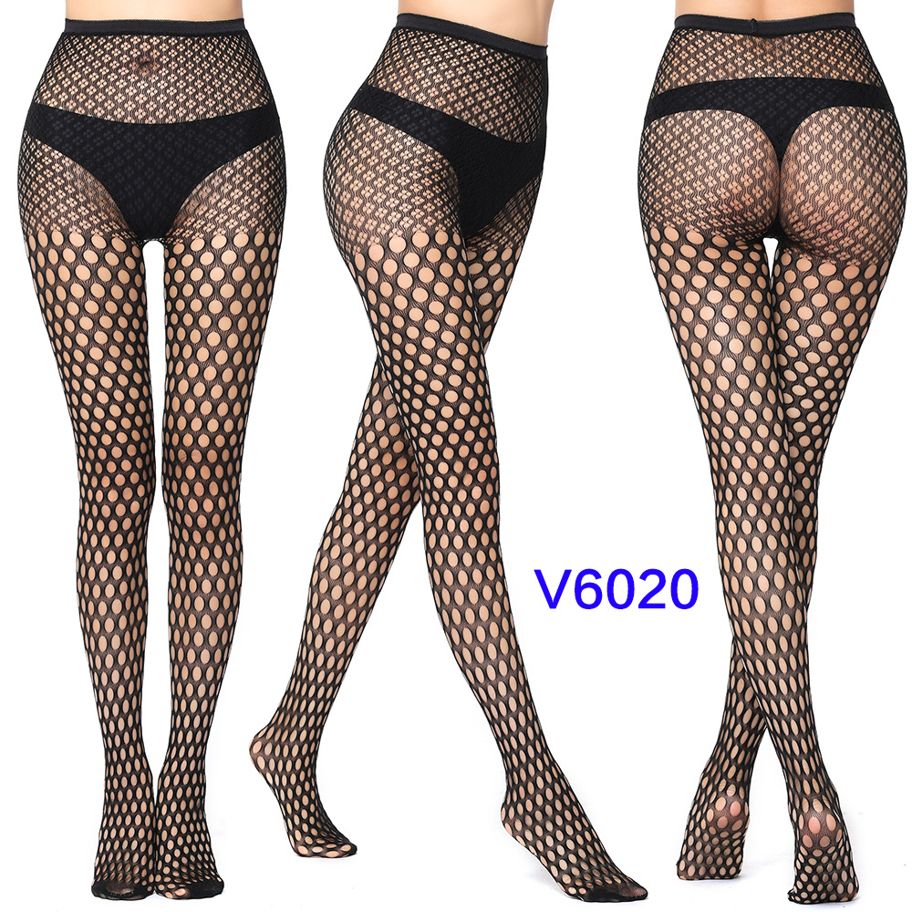 Factory Sales Mesh Stockings Sexy Stockings Bottoming Pantyhose Fishnet Eyes Jacquard Mesh Stockings Independent Packaging
