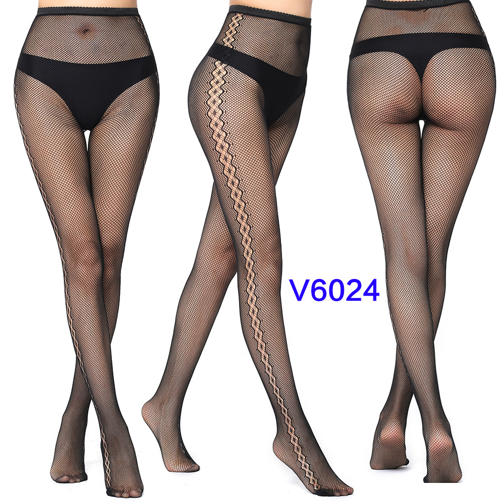 Factory Sales Mesh Stockings Sexy Stockings Bottoming Pantyhose Fishnet Eyes Jacquard Mesh Stockings Independent Packaging
