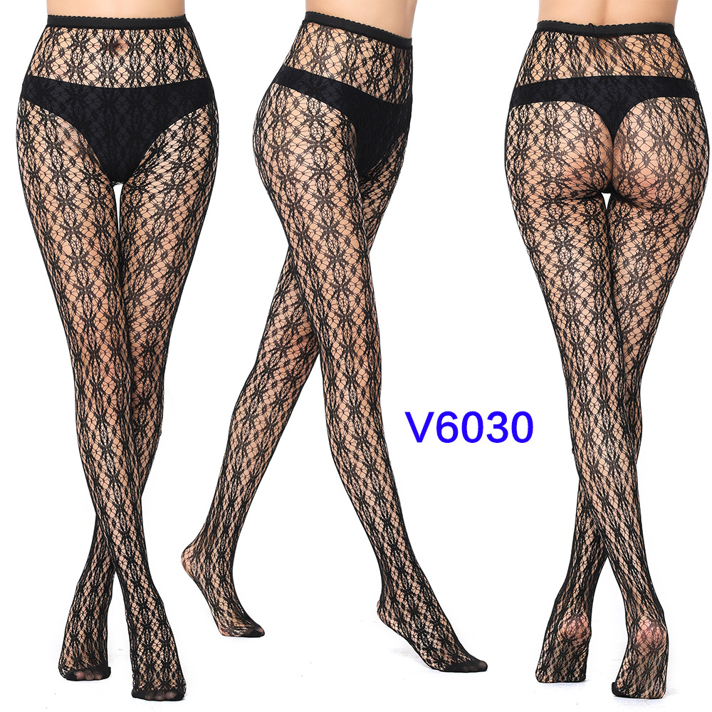 Factory Sales Mesh Stockings Sexy Stockings Bottoming Pantyhose Fishnet Eyes Jacquard Mesh Stockings Independent Packaging