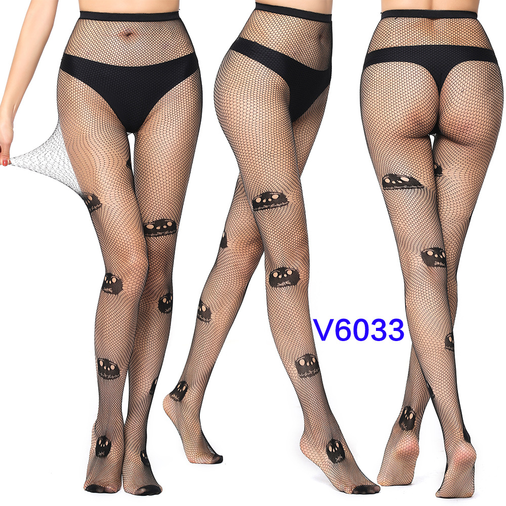 Factory Sales Mesh Stockings Sexy Stockings Bottoming Pantyhose Fishnet Eyes Jacquard Mesh Stockings Independent Packaging