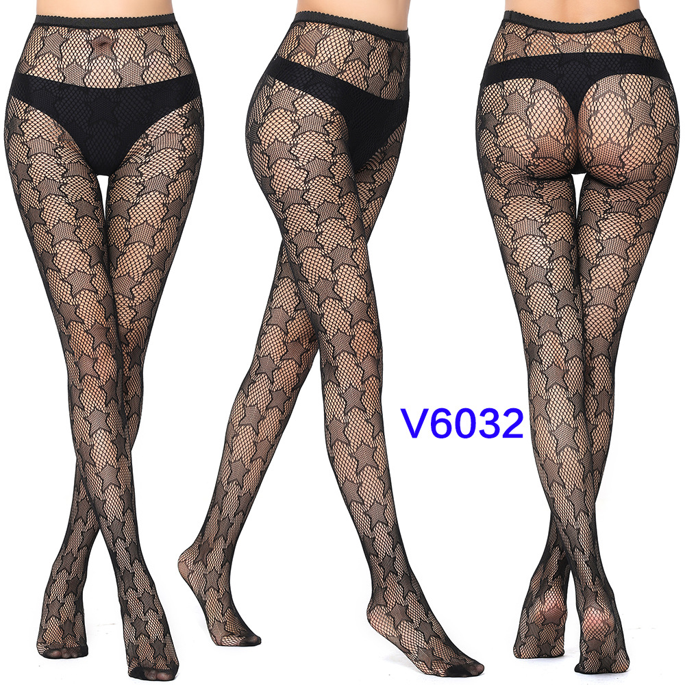 Factory Sales Mesh Stockings Sexy Stockings Bottoming Pantyhose Fishnet Eyes Jacquard Mesh Stockings Independent Packaging