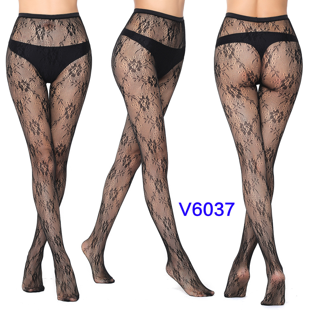 Factory Sales Mesh Stockings Sexy Stockings Bottoming Pantyhose Fishnet Eyes Jacquard Mesh Stockings Independent Packaging