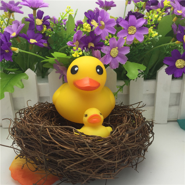 Vinyl Duck Toys-Small Duck Pinching Sound Educational Toys Mother Duck Beautiful Cute Mesh Bag Packaging Vinyl Duck Toys-Small Duck Pinching Sound Educational Toys Mother Duck Beautiful Cute Mesh Bag Packaging
