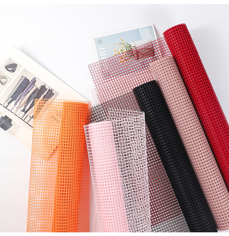 Material Mesh Grid Bouquet Mesh Voile Flower Shop Packaging Material Package Stained Paper Packaging Material