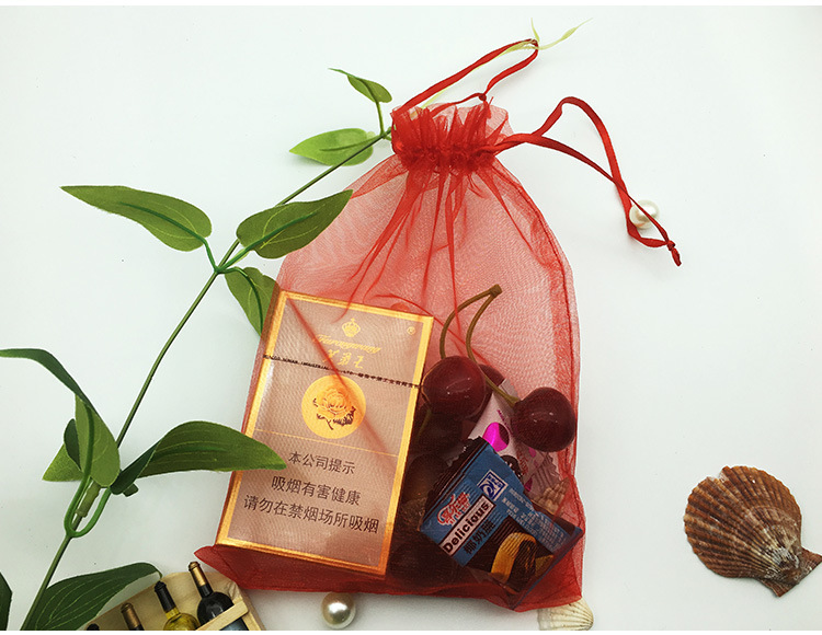 Gauze Bag Wedding Candy Bag Mesh Bag Cosmetics Drawstring Bag Gift Bag Jewelry European Bag Root Snow Yarn Cloth Ornament Packaging Gauze Bag Wedding Candy Bag Mesh Bag Cosmetics Drawstring Bag Gift Bag Jewelry European Bag Root Snow Yarn Cloth Ornament Packaging
