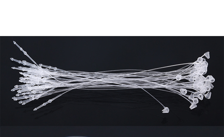 Pointed and round Head Tag String Snap Fastener Hand Needle Tag String Plastic Snap Fastener Clothing Glue Needle Trademark Hang Rope