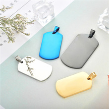 Titanium Steel Dog Tag Stainless Steel Hang Tag Metal Dog Tag Wholesale Lettering Custom Premium Gifts Custom Logo