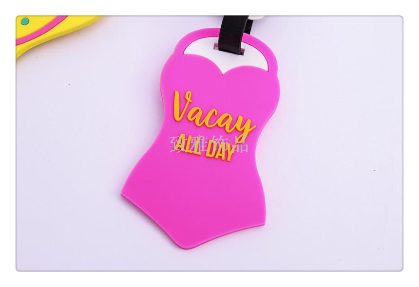 Baggage tag strap travel label Boarding pass luggage pack with card hang tag check card