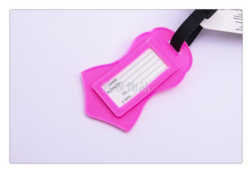 Baggage tag strap travel label Boarding pass luggage pack with card hang tag check card