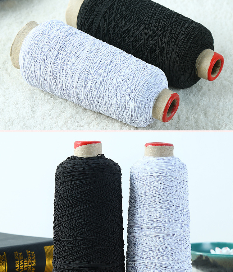 Imported quality rubber fiber yarn quality rubber wire color complete indium-made rubber wire hang tag wire Imported quality rubber fiber yarn quality rubber wire color complete indium-made rubber wire hang tag wire