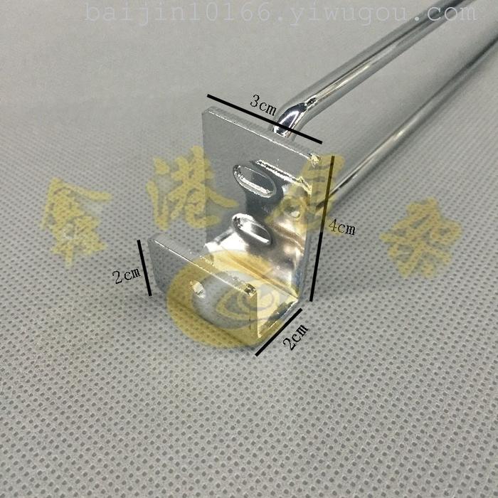 Chi-square double hooks can hang tag can be electroplated paint supermarket dedicated