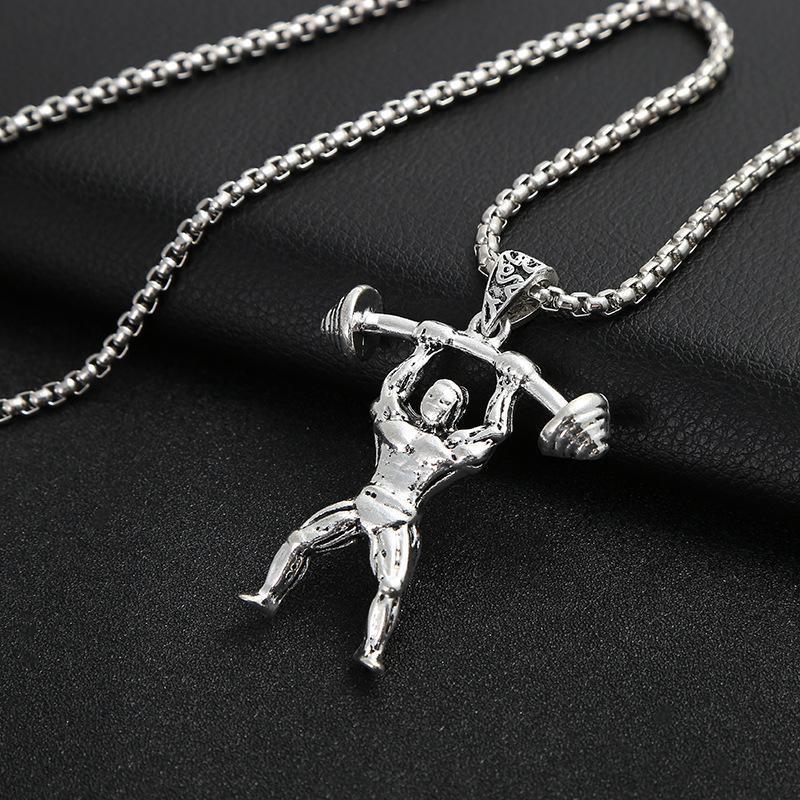 Hip hop jewelry necklace Japanese and Korean personality vintage men&#039;s necklace accessories hip-hop hang tag accessories a generation hair