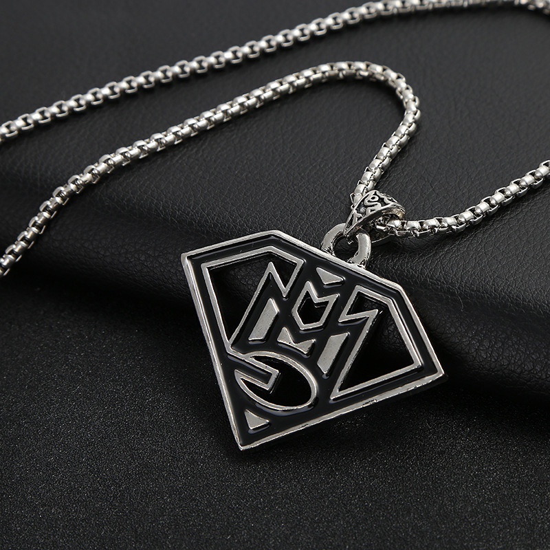 Hip hop jewelry necklace Japanese and Korean personality vintage men's necklace accessories hip-hop hang tag accessories a generation hair