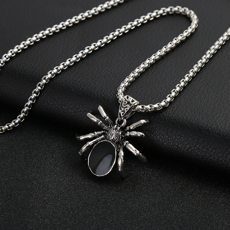 Hip hop jewelry necklace Japanese and Korean personality vintage men's necklace accessories hip-hop hang tag accessories a generation hair