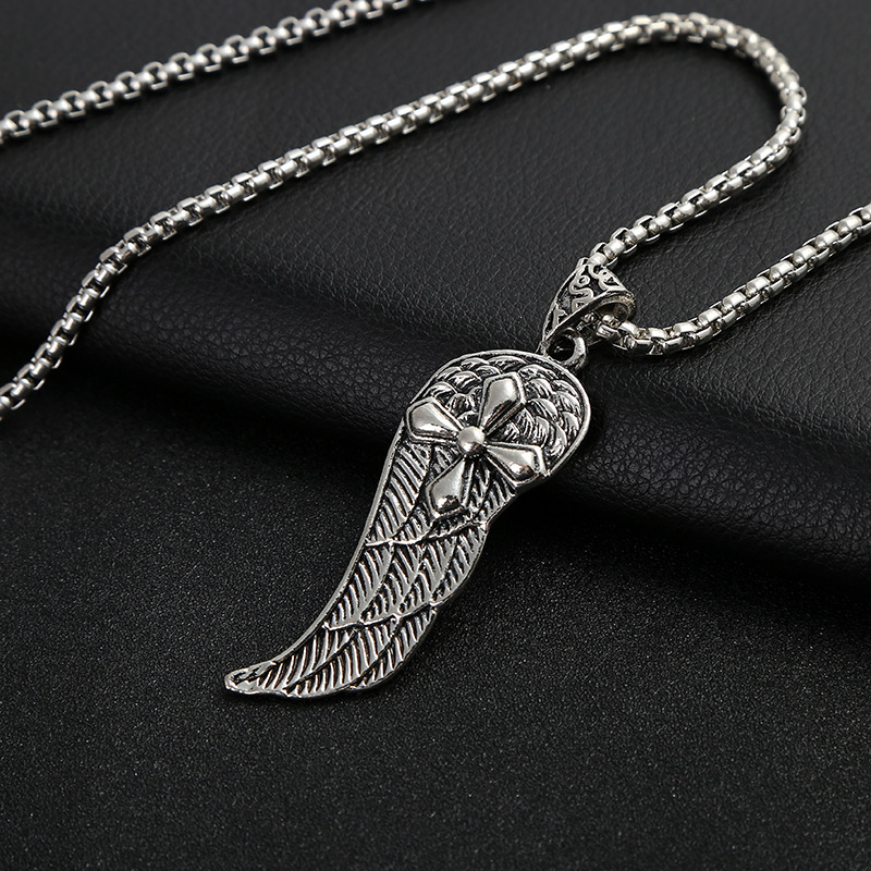 Hip hop jewelry necklace Japanese and Korean personality vintage men's necklace accessories hip-hop hang tag accessories a generation hair