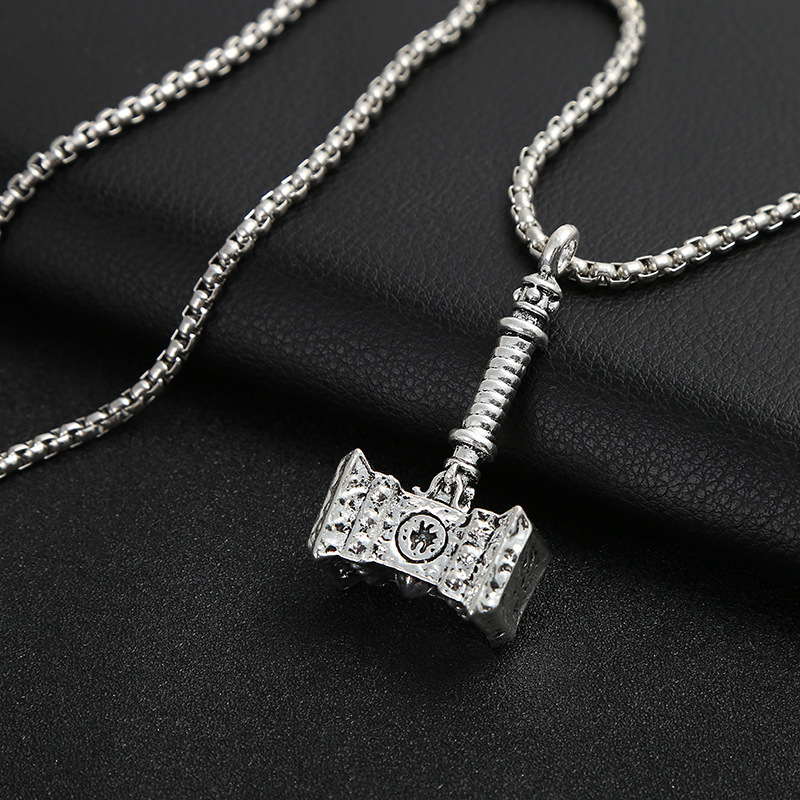 Hip hop jewelry necklace Japanese and Korean personality vintage men's necklace accessories hip-hop hang tag accessories a generation hair