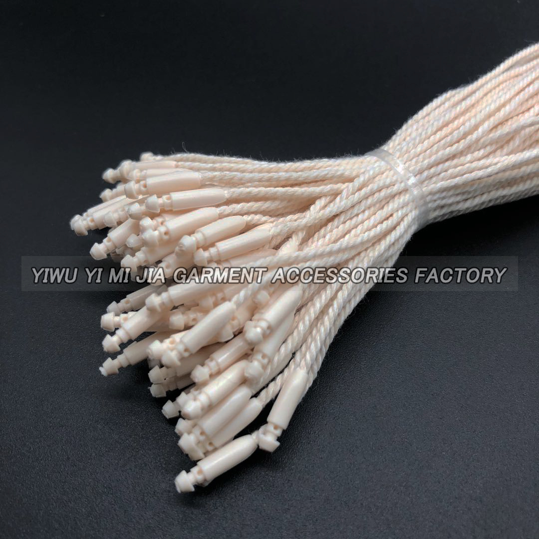 Hot Sale Clothing Clothes Tag Rope Cotton Hang String Thread Bullet Drop Clothing Sling High-grade