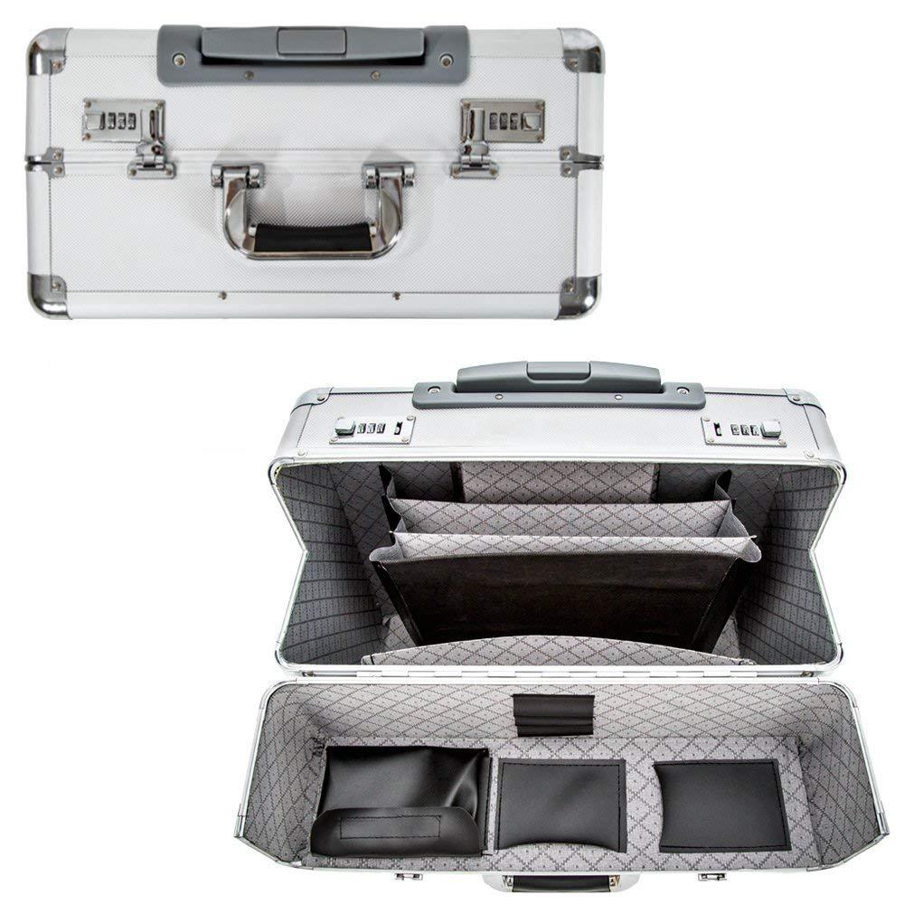 Customized professional aluminum alloy hand pull rod cosmetic case with wheel key lock large capacity cosmetic storage toolbox Customized professional aluminum alloy hand pull rod cosmetic case with wheel key lock large capacity cosmetic storage toolbox