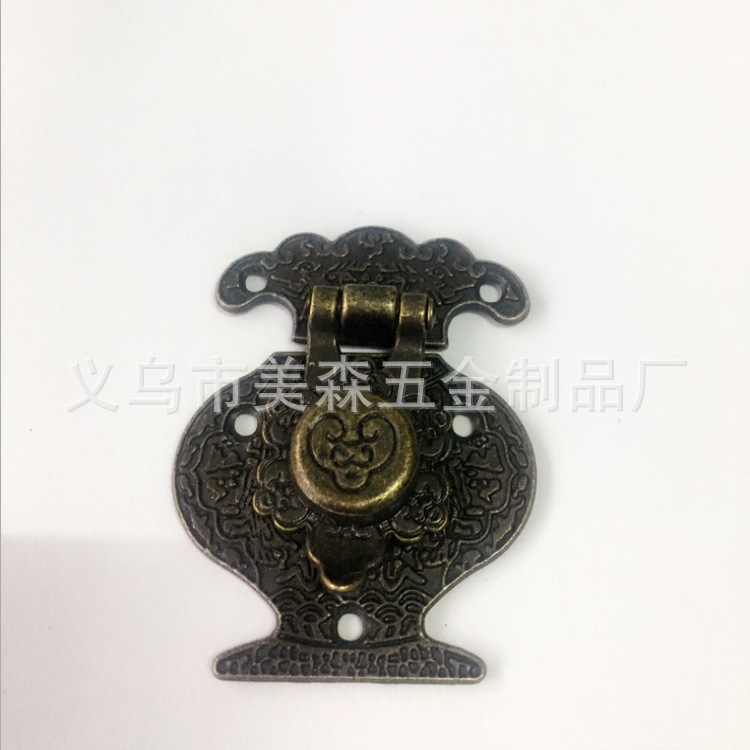 Factory Direct Sales Zinc Alloy Antique Camphorwood Box Lock Lock Airplane Case Lock Furniture Lock Wooden Box Lock