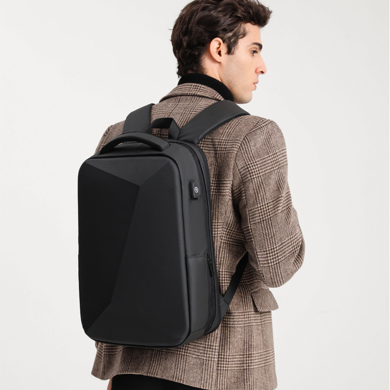 New Men&#039;s Backpack TSA Security Lock Backpack Business Travel Backpack Eva Hard Case Student Computer Backpack