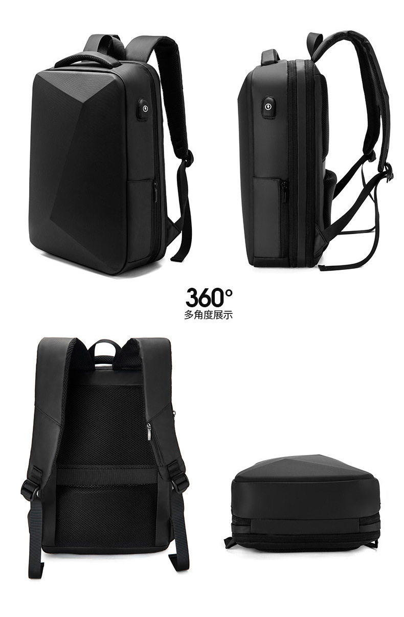 New Men's Backpack TSA Security Lock Backpack Business Travel Backpack Eva Hard Case Student Computer Backpack