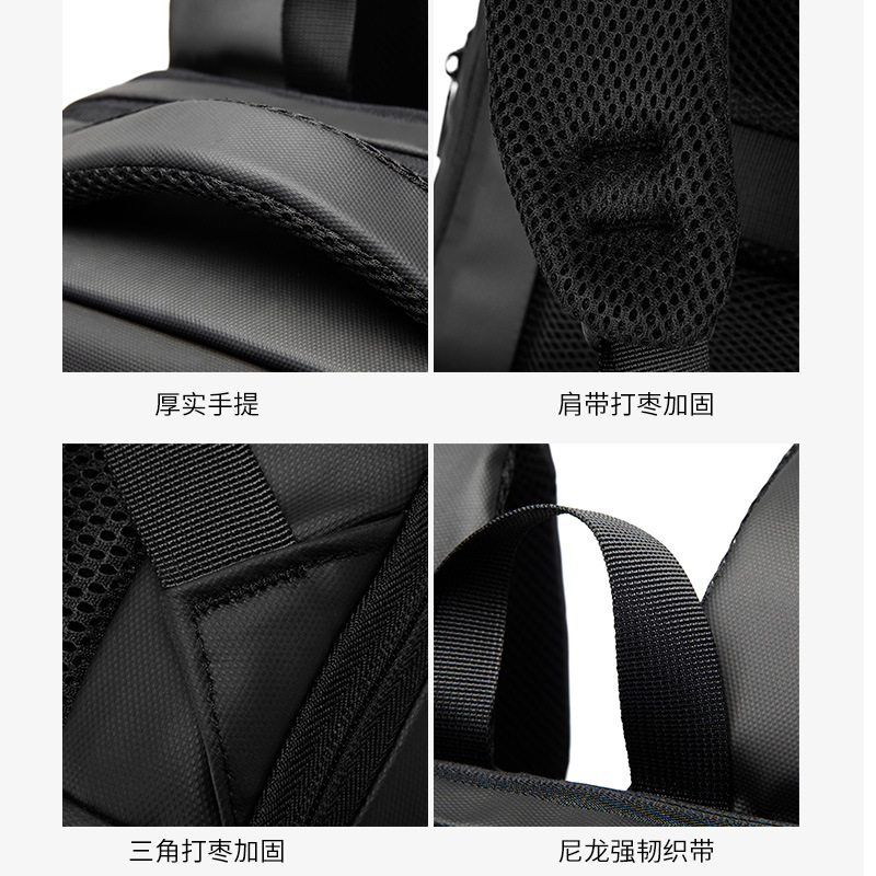 New Men's Backpack TSA Security Lock Backpack Business Travel Backpack Eva Hard Case Student Computer Backpack