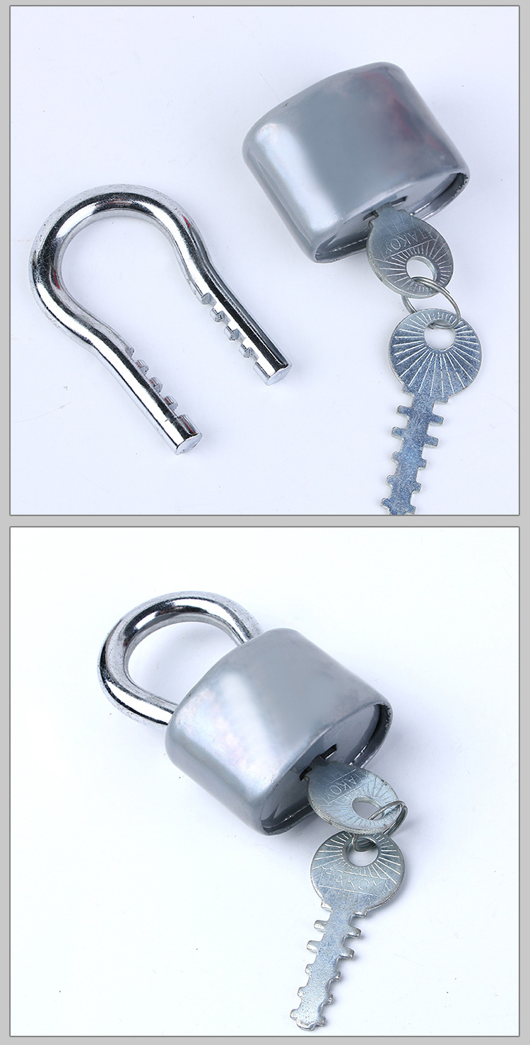 Pujiang manufacturers supply 45MM iron padlock household padlock anti-rust anti-theft through small padlock case lock