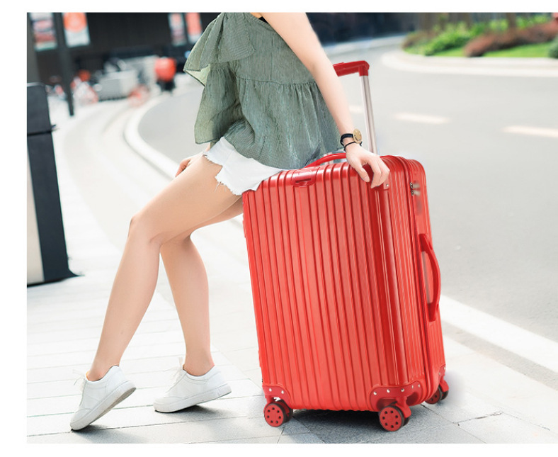 Luggage Universal Wheel Trolley Case 20-Inch Travel Student Suitcase with Combination Lock Korean Style Fresh Men and Women One Piece Dropshipping