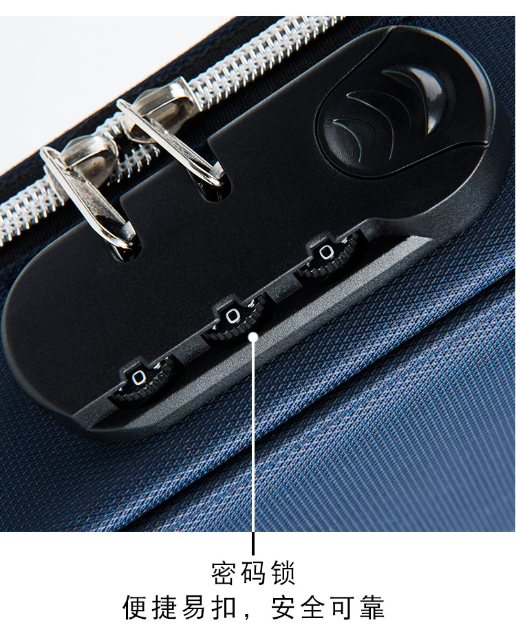 Tongzhuo Men's Simple Canvas Pen Bag Large Capacity Password Lock Portable Korean Student Men and Women Stationery Case Amazon