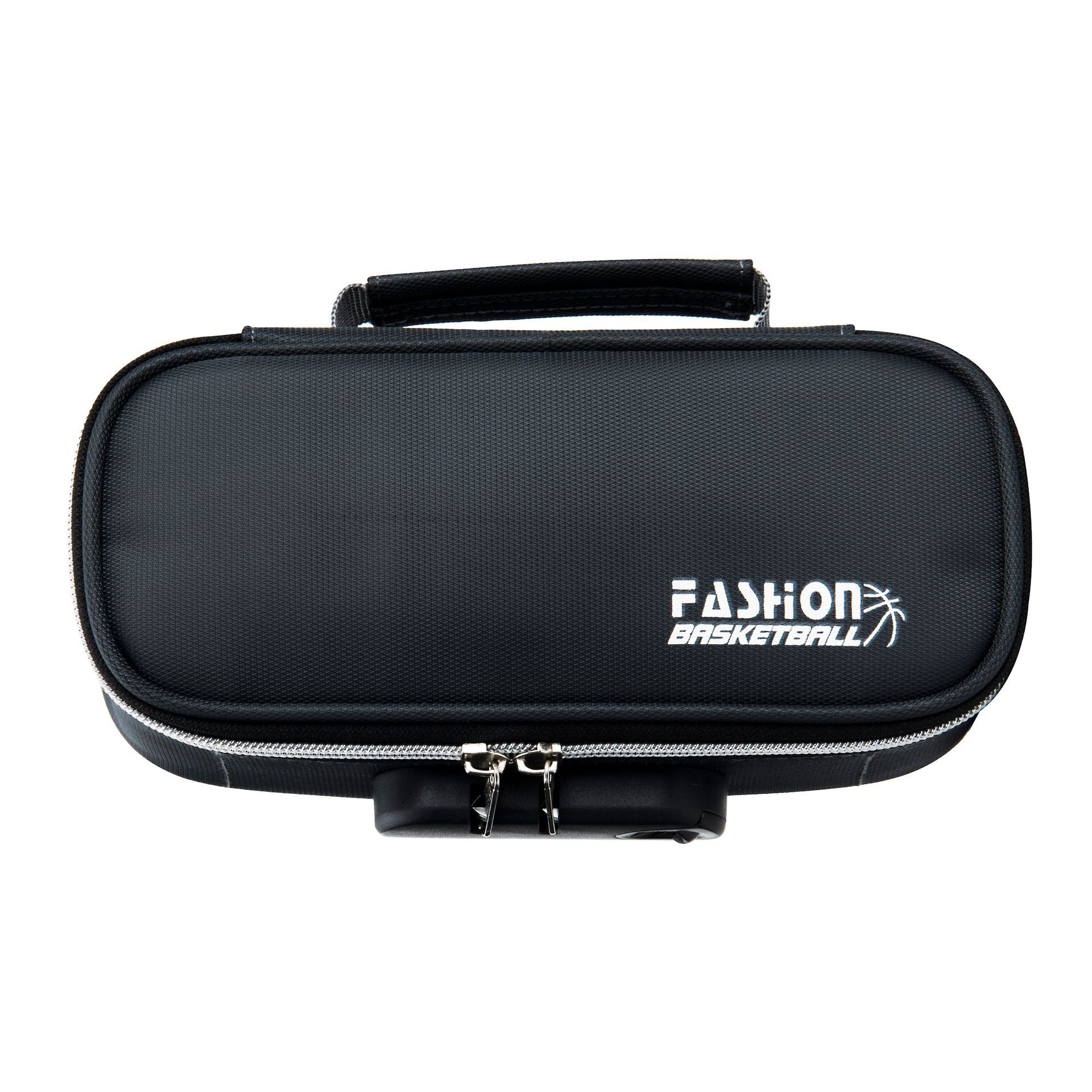 Tongzhuo Men&#039;s Simple Canvas Pen Bag Large Capacity Password Lock Portable Korean Student Male and Female Stationery Case
