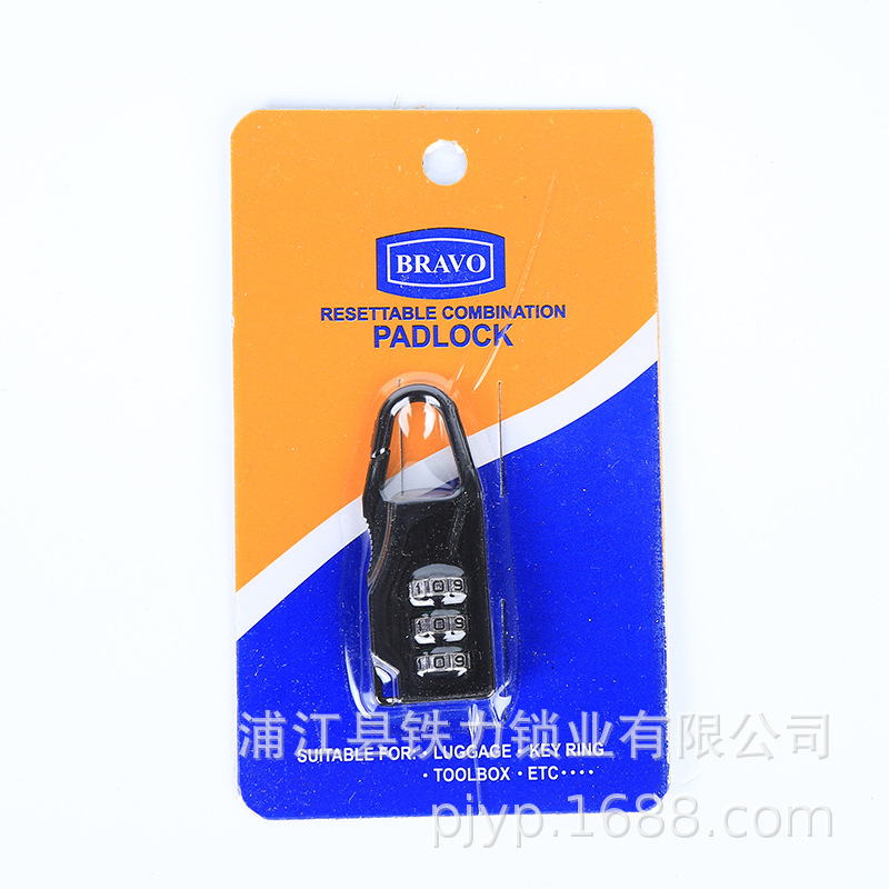 Factory Hot Sale Password Lock of Trolley Case Drawer Gym Password Security Lock Digital Luggage Padlock