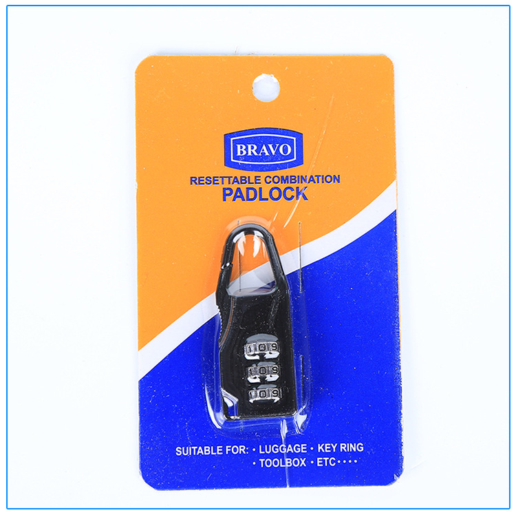 Factory Hot Sale Password Lock of Trolley Case Drawer Gym Password Security Lock Digital Luggage Padlock