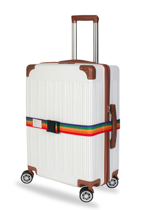 One word cross code lock binding box with pull rod box packing with luggage binding with travel case binding box binding
