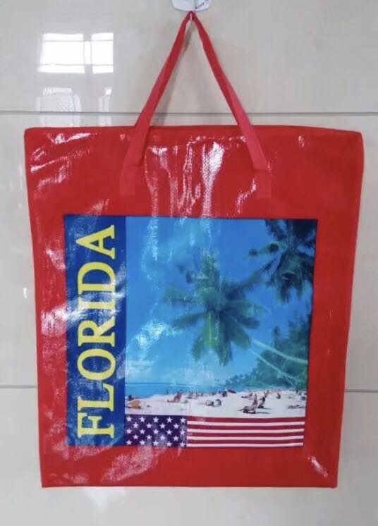 London Paris City Landscape Pattern Woven Bag Shopping Bag Moving Bag Travel Bag