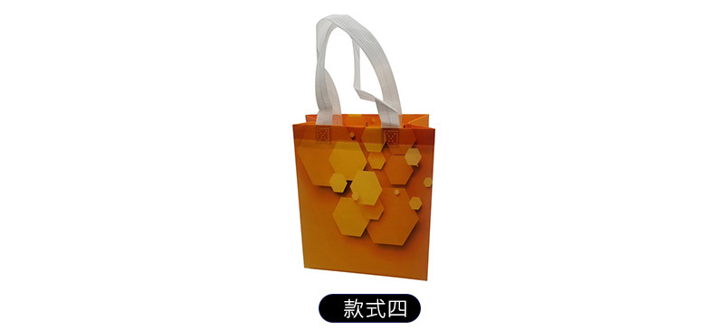 Factory Direct Sales Christmas Style One-Time Molding Slash Pockets Thicken Non-Woven Fabric Portable Universal Packing Woven Bag
