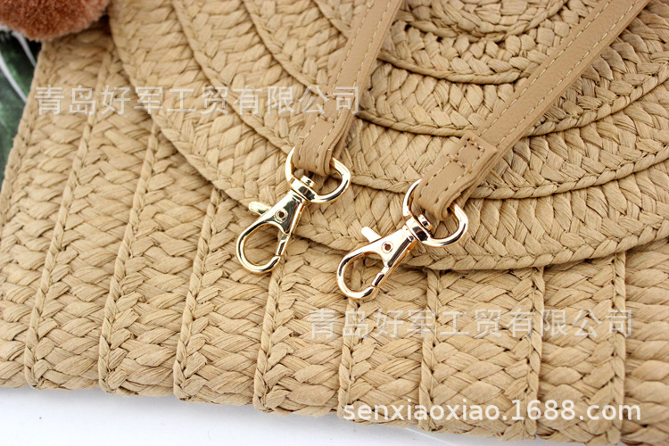 One Piece Dropshipping New Ball Clutch Shoulder Crossbody Paper Defense Straw Bag Casual Woven Bag Women's Bag One Piece Dropshipping New Ball Clutch Shoulder Crossbody Paper Defense Straw Bag Casual Woven Bag Women's Bag