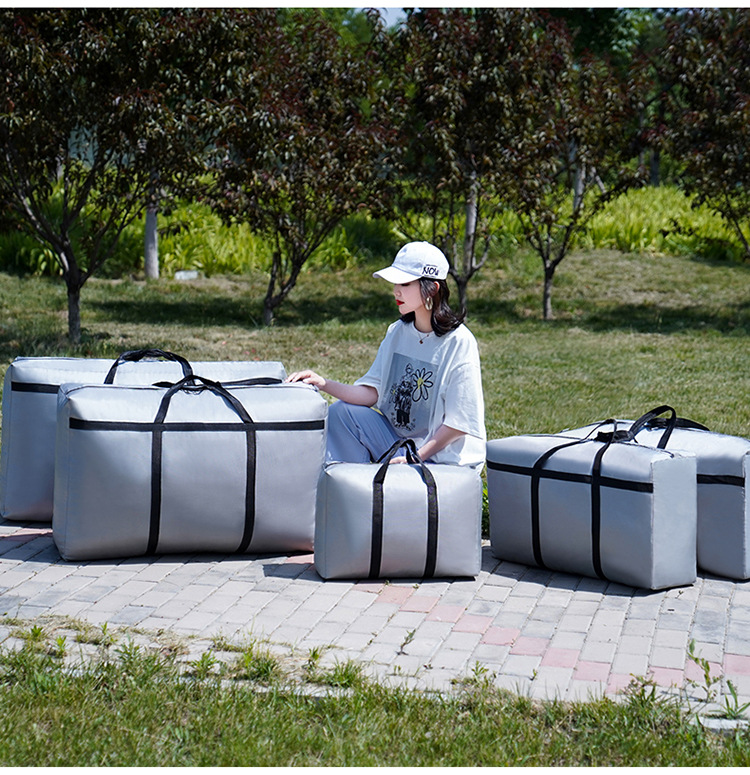 Bag Thick Waterproof Oxford Cloth Luggage Bag Large Capacity Quilt Storage Box Clothes Organizing Folders Woven Bag