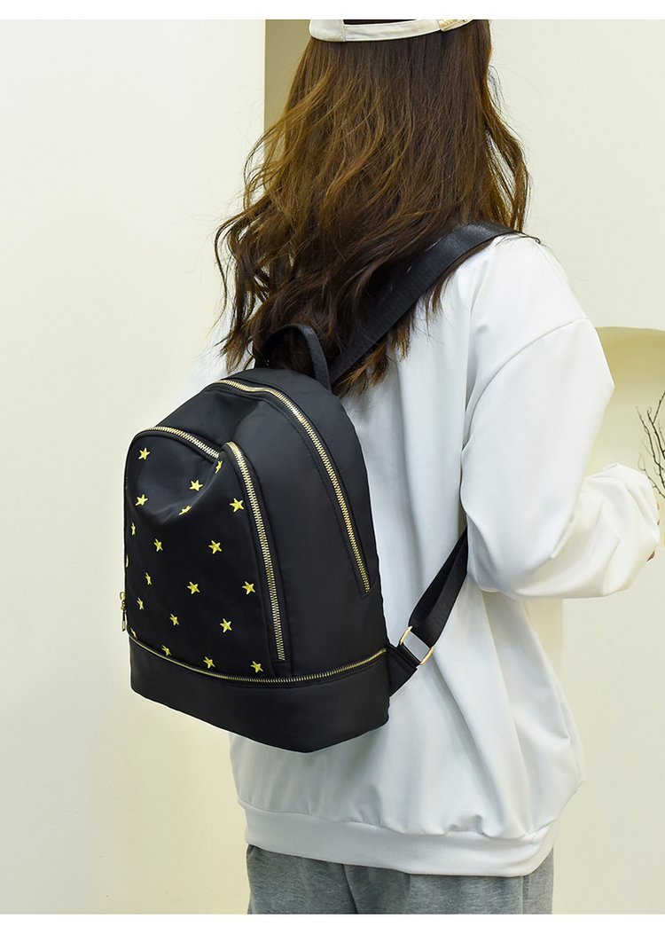 Foreign Trade Wholesale Fashion Backpack 2022 Romantic Spring New Oxford Woven Bag on Starry Sky Foreign Trade Wholesale Fashion Backpack 2022 Romantic Spring New Oxford Woven Bag on Starry Sky