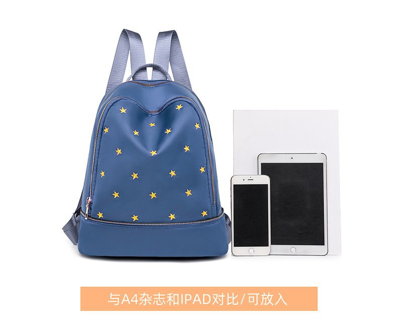 Foreign Trade Wholesale Fashion Backpack 2022 Romantic Spring New Oxford Woven Bag on Starry Sky Foreign Trade Wholesale Fashion Backpack 2022 Romantic Spring New Oxford Woven Bag on Starry Sky