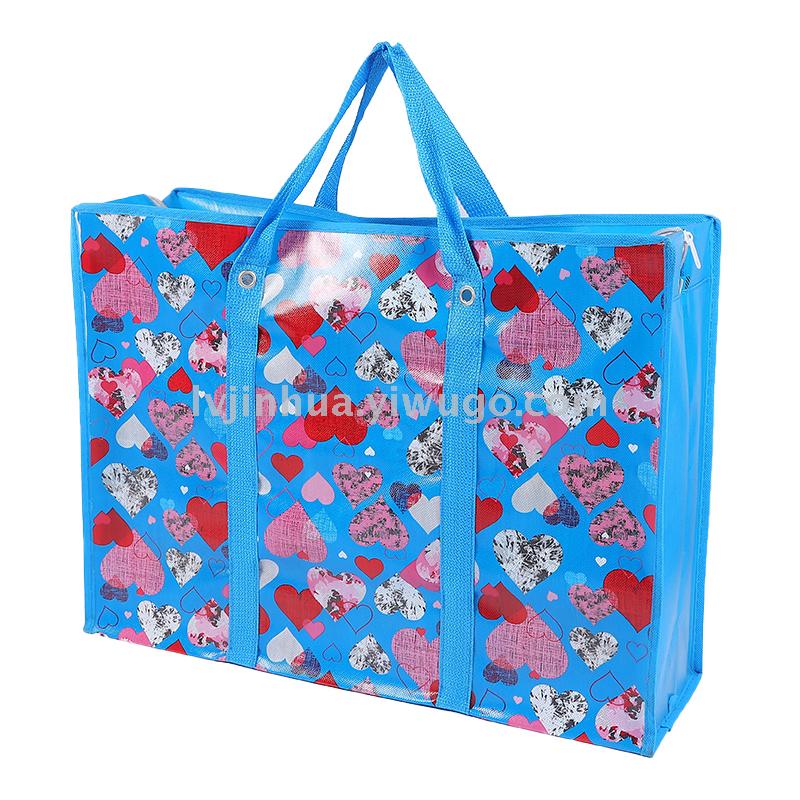 175G Thickened Non-Woven Waterproof Woven Bag Cartoon Moving Bag Waterproof Luggage Bag Environmental Protection Bag