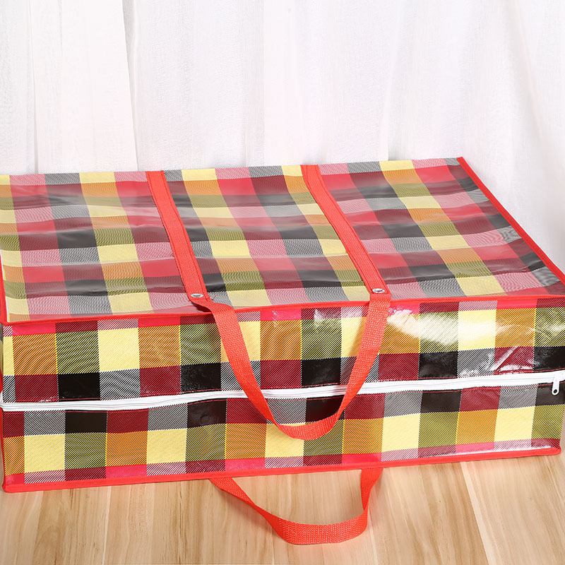 Factory Direct Sales Non-Woven Bag Printed Moving Bag Luggage Bag Non-Woven Fabric Durable Buggy Bag