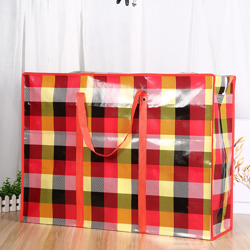 Factory Direct Sales Non-Woven Bag Printed Moving Bag Luggage Bag Non-Woven Fabric Durable Buggy Bag