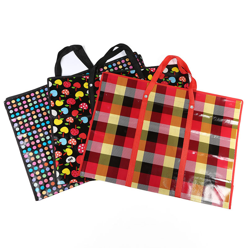 Factory Direct Sales Non-Woven Bag Printed Moving Bag Luggage Bag Non-Woven Fabric Durable Buggy Bag