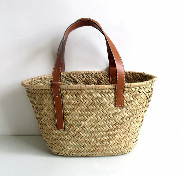  Foreign Trade Straw Bag European and American Woven Bag Rhizoma Prisma Handbag Beach Bag Vacation Photo Women's Bag