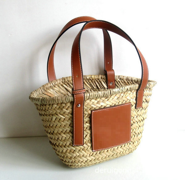  Foreign Trade Straw Bag European and American Woven Bag Rhizoma Prisma Handbag Beach Bag Vacation Photo Women's Bag