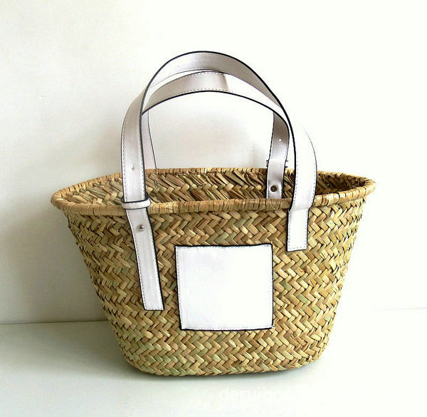  Foreign Trade Straw Bag European and American Woven Bag Rhizoma Prisma Handbag Beach Bag Vacation Photo Women's Bag